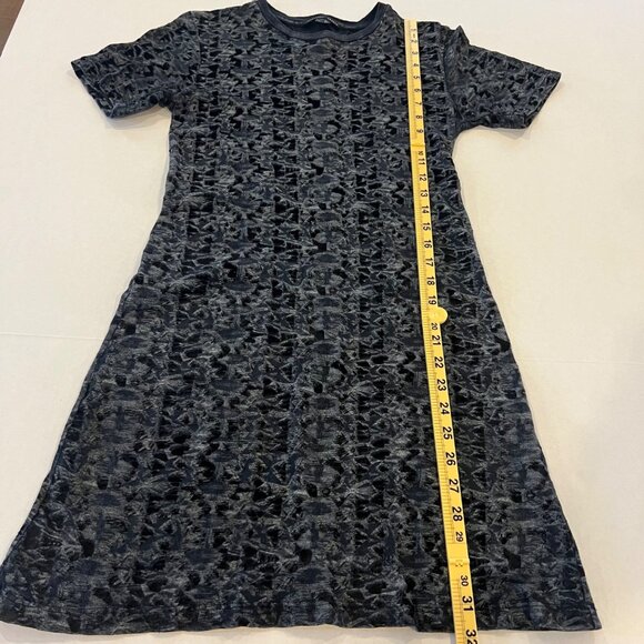 Theyskens Theory Iknife Cherry Jersey Dress Women’s Size Small Black Stretch Cot - Picture 9 of 14